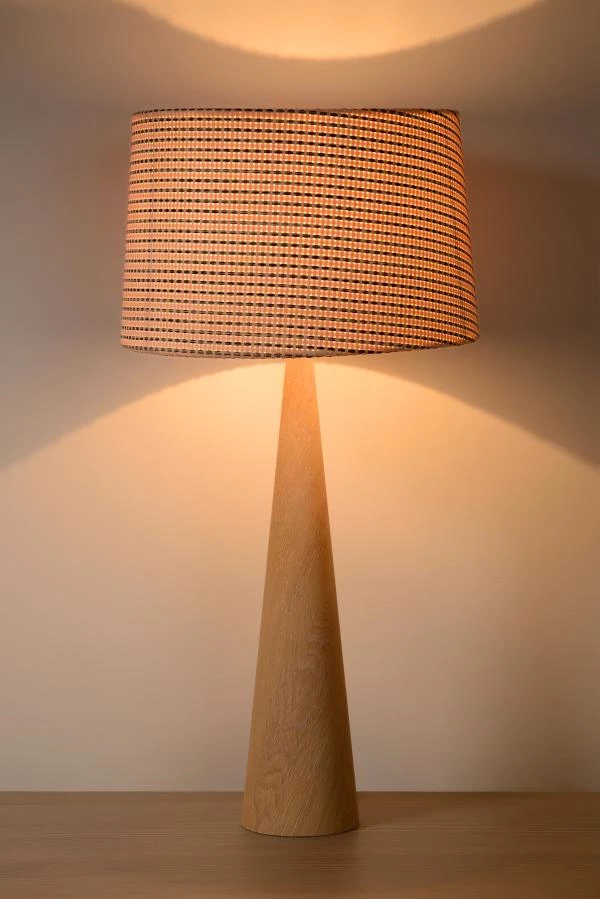 Lucide CONOS - Table lamp - Ø 35 cm - 1xE27 - Natural - ambiance 1